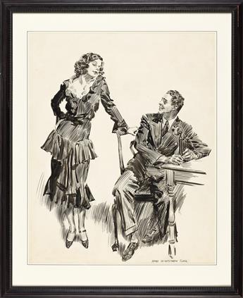 JAMES MONTGOMERY FLAGG (1877-1960) Ive found a woman to sew on buttons, he said politely. Have I? he inquired of Nancy. Big Boy,